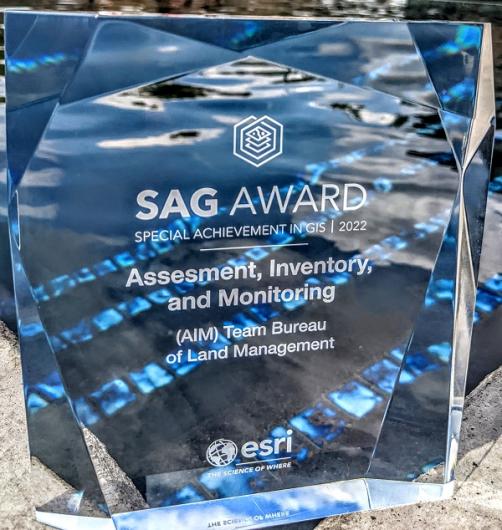 BLM’s Assessment, Inventory & Monitoring (AIM) team receives a 2022